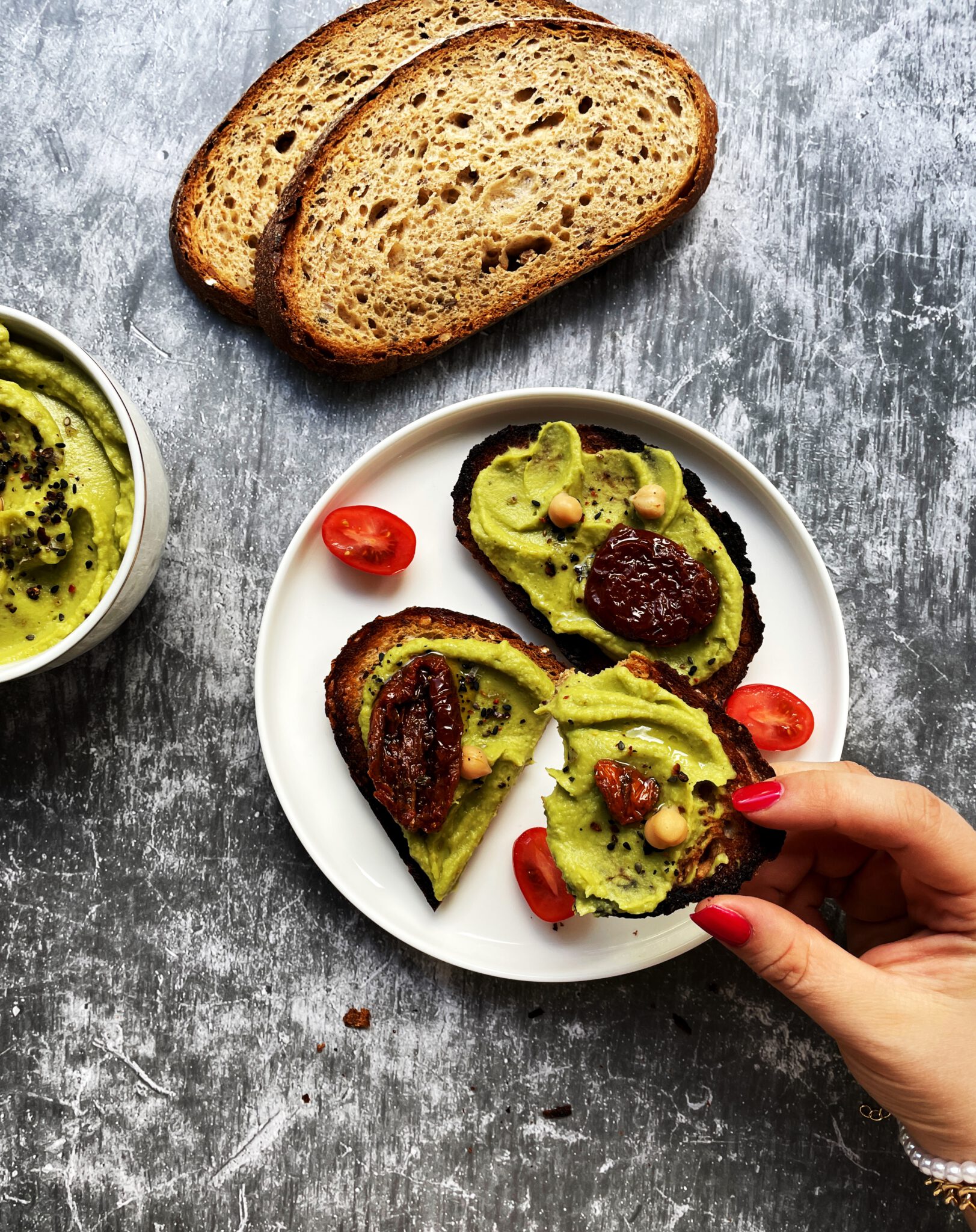 Avocado Kichererbsen Aufstrich Cinzi De Santis