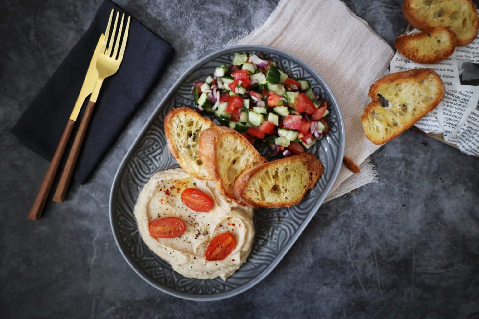 Sommersalat mit Bohnen-Dip – Cinzi De Santis